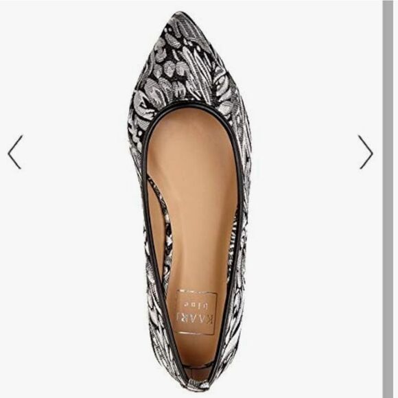 KAARI BLUE WOMEN'S HILLARY FABRIC POINTED TOE BALLET FLATS - Picture 9 of 16